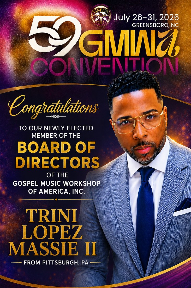 Trini Lopez Massie II, newly elected to the GMWA Board of Directors